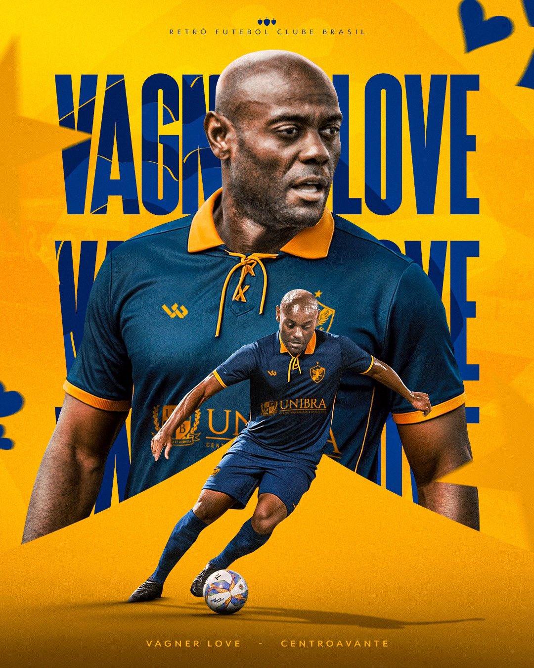 Vagner Love é o novo reforço do Retrô